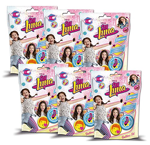 Craze 00168 – Buttons Disney Soy Luna, surtidos