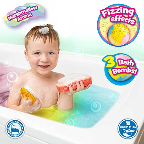 CRAZE INKEE Rainbow Bombas baño para niños de arcoiris, Perfumadas Efecto Efervescente, Multicolor 3 bombas incluidas (25840)