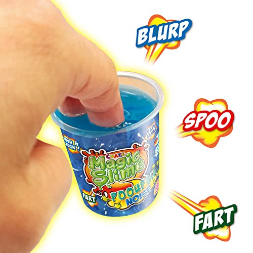 CRAZE Magic POOUPSIE Noise XL-Juego de Slime para muñecas (3 x 100 g), Color carbón (31049)