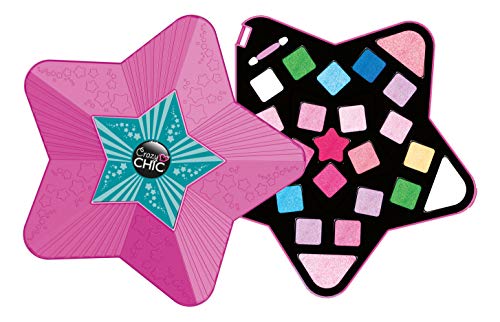 Crazy Chic Clementoni- Crazy Chic-Superstar Make-up Maquillaje niña, Multicolor (Clementoni S.p.A 18604)