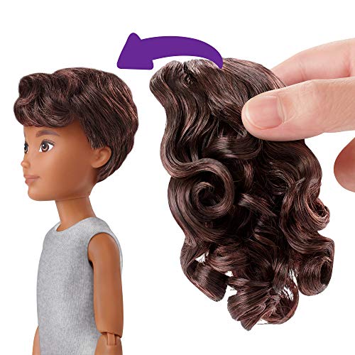 Creatable World - Pack de personajes, cabello ondulado juguete para niños y niñas +6 años (Mattel GKV45) , color/modelo surtido