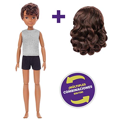 Creatable World - Pack de personajes, cabello ondulado juguete para niños y niñas +6 años (Mattel GKV45) , color/modelo surtido