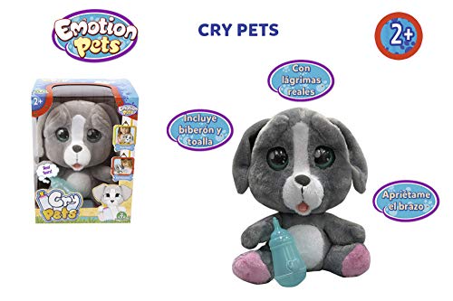 Cry Pet - Peluche con lagrimas reales, al que tendras que cuidar. Recomendado para niños/as a partir de 3 años (Famosa MTC00000)