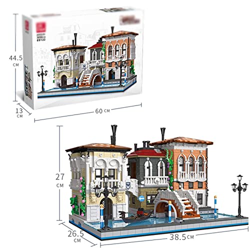 Cxcdxd 2021 Regalos de Invierno para niños y Adultos, Modelo de Kit de construcción de casa Modular, Juguetes de construcción compatibles con Lego, Juguetes de Bloques de construcción para niños