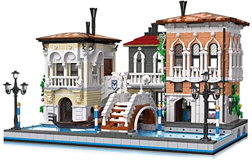 Cxcdxd 2021 Regalos de Invierno para niños y Adultos, Modelo de Kit de construcción de casa Modular, Juguetes de construcción compatibles con Lego, Juguetes de Bloques de construcción para niños