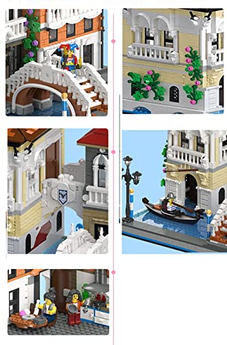 Cxcdxd 2021 Regalos de Invierno para niños y Adultos, Modelo de Kit de construcción de casa Modular, Juguetes de construcción compatibles con Lego, Juguetes de Bloques de construcción para niños