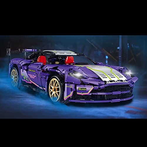 Cxcdxd Juegos de Autos Deportivos para Aston Martin One 77, 2268Pcs 1:14 Super Racing Car construcción clásicos, Regalo Adultos y niños Juego Compatible con Lego Technic