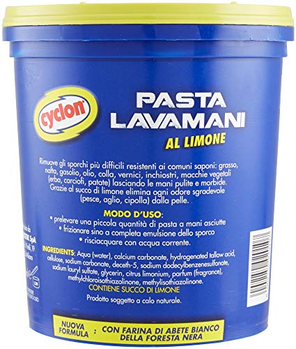 Cyclon 47327 Pasta Lavamanos, Blanco, 1000 ml