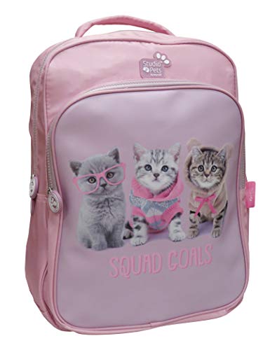 CYP BRANDS-CP-MC-11-ST Mochila 40 CM Trolley EXTRAÍBLE- Perrito Studio Pets, Multicolor, único (MC-11-ST)