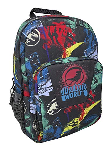 CYPBRANDS - MC62JW - Mochila 43 cm Adaptable a Trolley Jurassic World, Multicolor