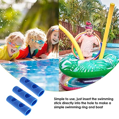 CZSMART Conector para tubo de piscina, 3 unidades, conector para hacer fideos de agua, para gimnasia acuática, baño de moho, juguete de piscina