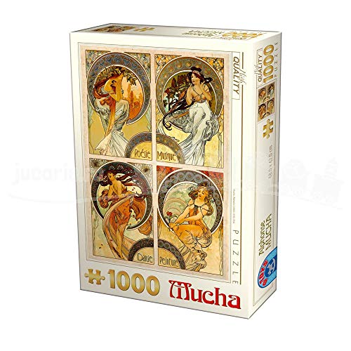 D-Toys Puzzle pcs Arts (1000 Piezas), diseño de Alphonse Mucha, Multicolor, 68x47 cm (5947502875895/ MU 10)