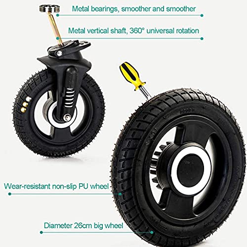 DAGCOT 3 en 1 cochecitos para bebés, cochecitos livianos y cortes, altos paisajes sentados y acostado libremente, diámetro de 26 cm de goma de la PU, para 0-36 meses de carrito de bebé