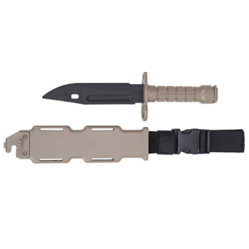 DAUERHAFT Cuchillo plástico de Juguete de plástico de simulación Ligera, para fanáticos Militares, Modelos de Drama Fresco,