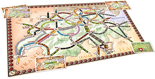 Days Of Wonder - Juego de tablero, 2 a 4 jugadores, mapas de India y Suiza (DOW720114) (versión en Italiano)