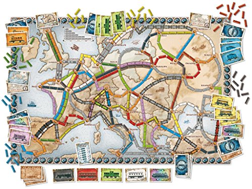 Days of Wonder Ticket to Ride - Europe Niños Estrategia - Juego de tablero (Estrategia, Niños, 60 min, Niño/niña, 8 año(s), Alan R. Moon) - Idioma Francés