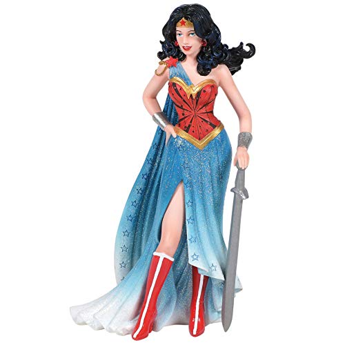 DC Comics, Figura Wonder Woman con espada, para coleccionar, Enesco