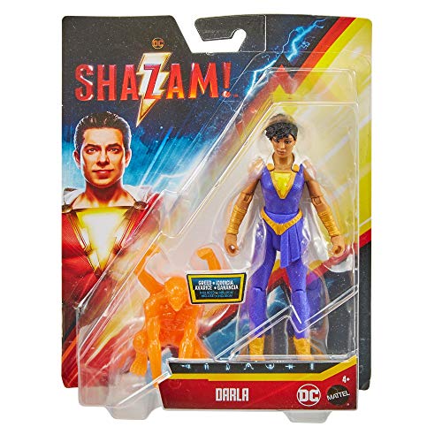 DC Shazam, Figura de Acción Darla 15 cm, Juguetes Niños +4 años (Mattel GCW44)