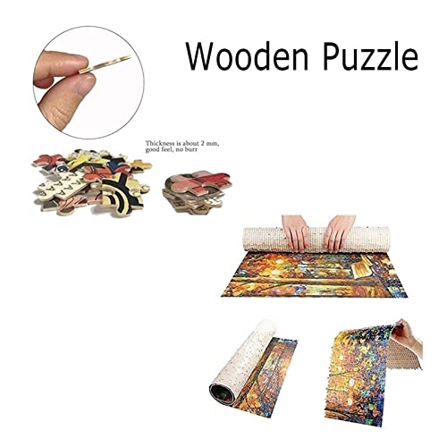 De Madera Puzzles de Rompecabezas for Adultos 1000 Navidad Educativa Educativa Intelectual Descomprimido Diversión Juego - Puzzles de niñas - Animal de Martín Pescador.