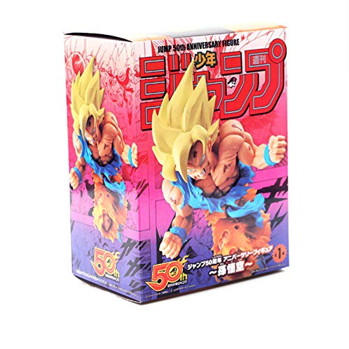 DEERO Dragon Ball Z Son Goku Figura de acción Super Saiyan Assault PVC Dragon Ball Z Modelo DBZ Colección Modelo (A Real Boxed)