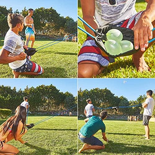 Defeat Lanzador de globos de agua, bomba de agua, juguete para catapulto, fiesta al aire libre, juego de agua para niños y adultos, bombas de agua, lanzador de globos, juguete divertido