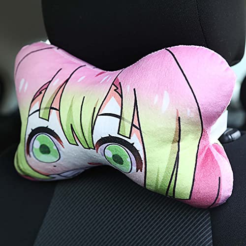 Demon Slayer Kimetsu No Yaiba para Kanroji Mitsuri Almohada De Coche Anime Felpa Almohada De Dibujos Animados Sofá Sala De Estar Dormitorio Dormitorio DecoracióN 25cm