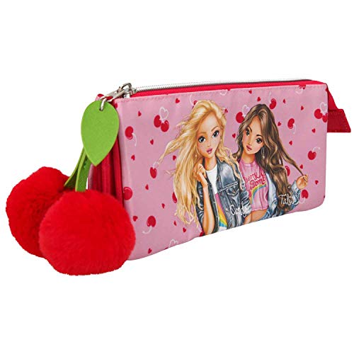 Depesche- Estuche Abanico, TOPModel Cherry Bomb, Aprox. 22 x 10 x 3 cm. (10996)