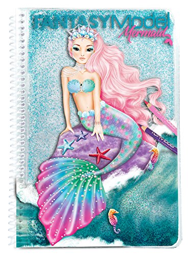 Depesche Libro para colorear Fantasy Model Mermaid 10036