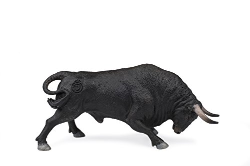 Deqube- Bravo Zaino Embistiendo Figura de Toro, Color Negro, 17x8x4,2 (1)