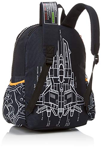 Desigual - Moch_sailing, Mochilas Niños, Negro, 13x39.5x31 cm (B x H T)