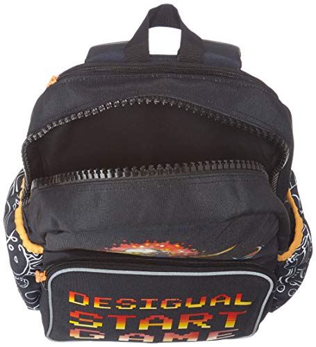 Desigual - Moch_sailing, Mochilas Niños, Negro, 13x39.5x31 cm (B x H T)