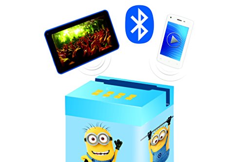 Despicable Me Bt900Des Torre De Sonido Con Bluetooth, Azul