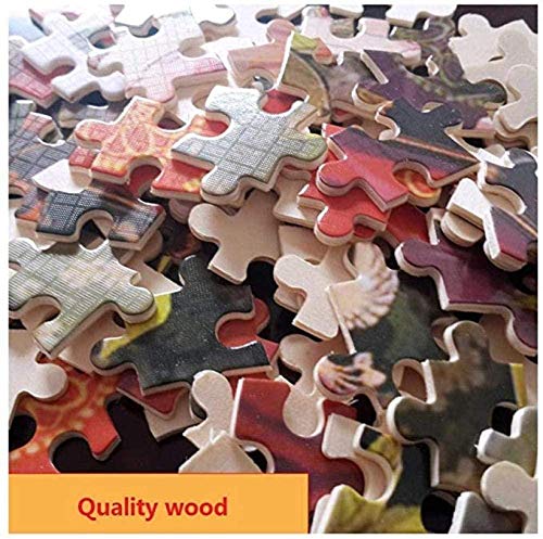 DFRTY Puzzle de Pokemon 1000 Piezas Rompecabezas de Madera para Adultos Paisaje Atractivo Juego Rompecabezas Juguetes Divertidos para Adultos Niños Adolescentes