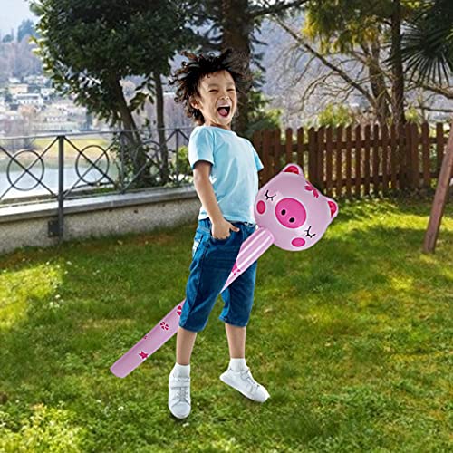 dfsda Animales Inflables, Globos Creativos De Animales De La Selva con Sonido, Flotador De Fideos para Piscina Juguete Portátil para Niños, Palos De Auge Inflable Accesorios De Escenario