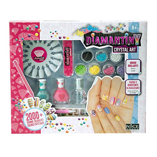 DIAMANTINY Crystal Art Diamond Painting Kit Completo-Diseño Decoración de Uñas Niña-3D-90004 (Nice Group 90004)