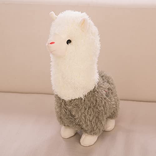 Dibujos Animados De Alpaca De Peluche De Dibujos Animados Cordero Muñeca Ragdoll Tela De Peluche Muñeca Decoración De La Habitación De Los Niños Regalo De Cumpleaños Almohada Cojín Muñeco De Peluche