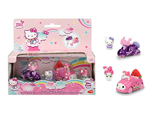 Dickie 253242003 Hello Kitty - Patinete de Coche con Figuras extraíbles