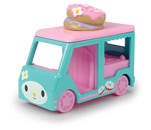 Dickie Toys Hello Kitty Dazzle Dash Melody Donut-Coche de Juguete extraíble, Juego Personaje, Longitud del vehículo: 6 cm, tamaño de la Figura: 2,5 cm, a Partir de 3 años (253241002)