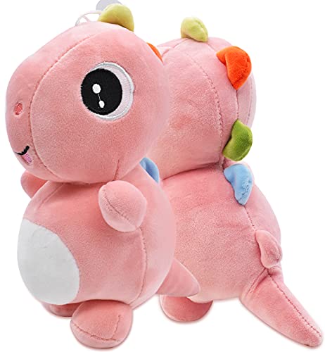 Dinosaur Plushie Stuffed Toy Animals Plushies Kawaii Cartoon Dinosaur Plush Doll Cute Toy Plush Stuffed Toy for Car Home Decoration Dinosaur Toys for Girls Boys Birthday Gifts 9.8 Inch