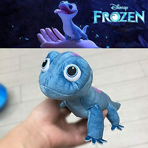 Dirgee Salamandra Peluche Peluche Juguete pequeño niños Lindo Bruni for niños Regalo, Bruni Peluche Lagarto Azul, Bolso de Frijol Muñeca de Juguete de Peluche, Regalo de muñeca de Peluche 28 cm/Azul