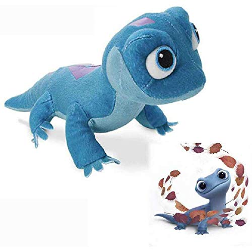 Dirgee Salamandra Peluche Peluche Juguete pequeño niños Lindo Bruni for niños Regalo, Bruni Peluche Lagarto Azul, Bolso de Frijol Muñeca de Juguete de Peluche, Regalo de muñeca de Peluche 28 cm/Azul