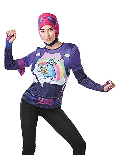 DISBACANAL Camiseta Fortnite de Brite Bomber Mujer - Único, L