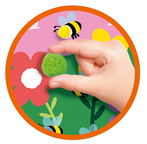 Diset- Colorea con Pompones Juego Educativo, Multicolor (63493)