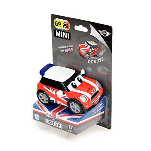 Diset Go Mini - Stunt Racer Screech, Coche de Juguete, Color Rojo 706080