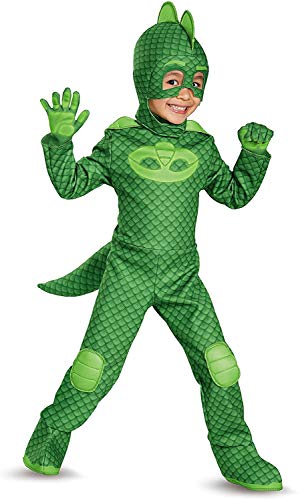 Disfraz de Gekko (PJ Masks) Amscan, 9902958, verde, 7-8 años