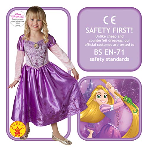 Disfraz de Rapunzel oficial de Disney, de Rubie's, para niñas.