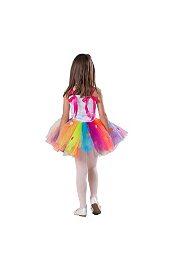 Disfraz de vestir de lollipop de América - Candyland Tutu Dress Up para niñas - Disfraz de dulces de Halloween para niños