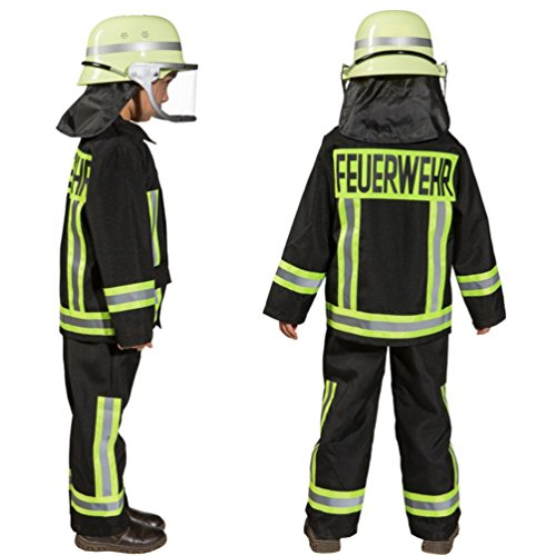 Disfraz infantil de bombero, uniforme de bombero