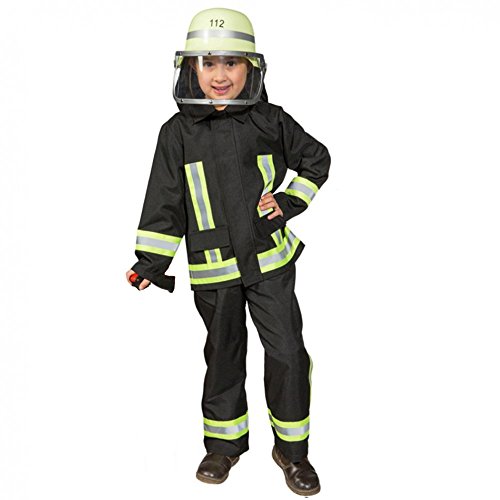 Disfraz infantil de bombero, uniforme de bombero