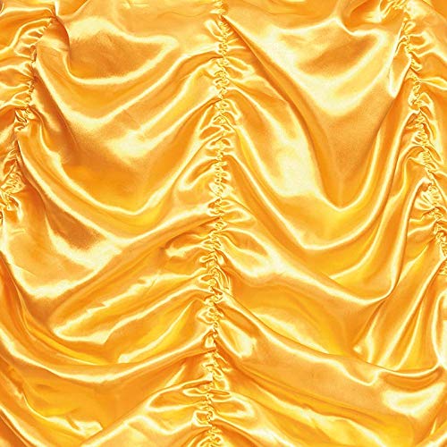 Disfraz Princesa Bella Niña Vestido Dorado 【Talla Infantil 3 a 12 años】[Talla 10-12 años| Traje Cosplay Princesa Fantasía para Fiestas Carnaval Halloween Cumpleaños